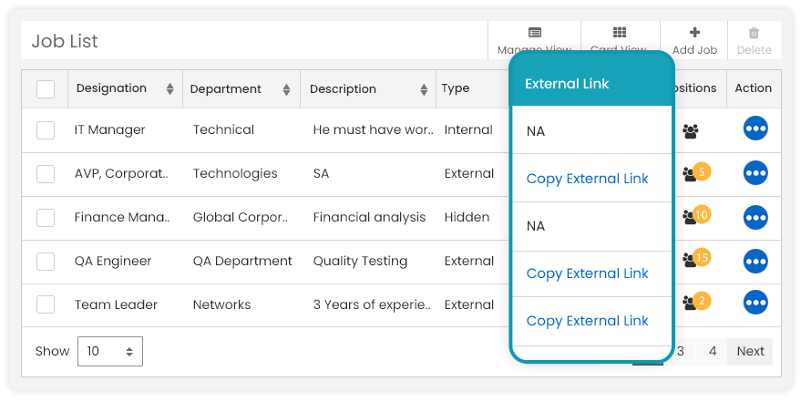 Different Job Postings Icon